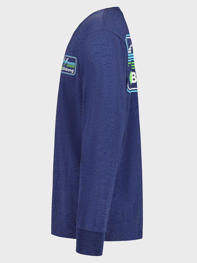 Billabong Runner Long Sleeve T-Shirt Fall 2026 | DARK DENIM HEATHER (401)