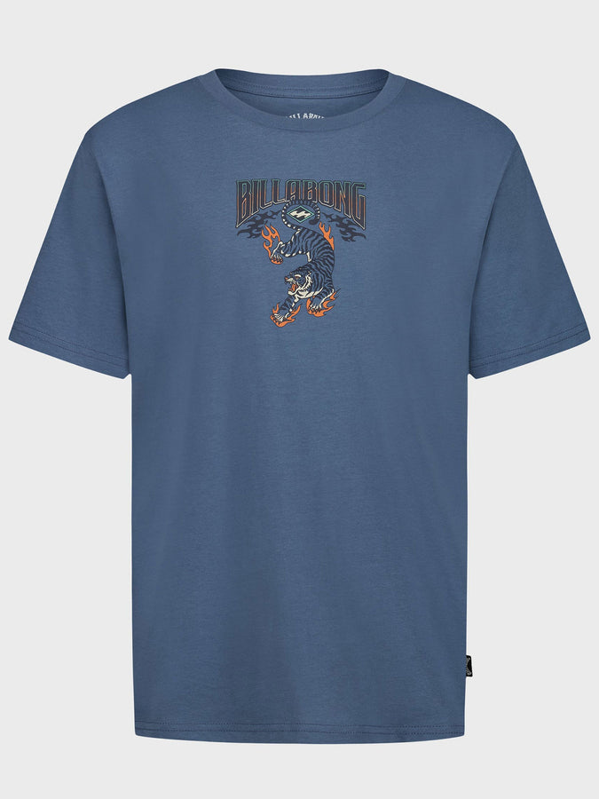 Billabong Inferno Tiger T-Shirt Fall 2026 | CHINA BLUE (421)