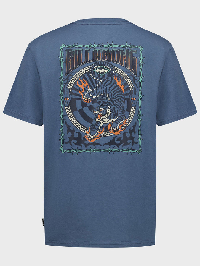Billabong Inferno Tiger T-Shirt Fall 2026 | CHINA BLUE (421)