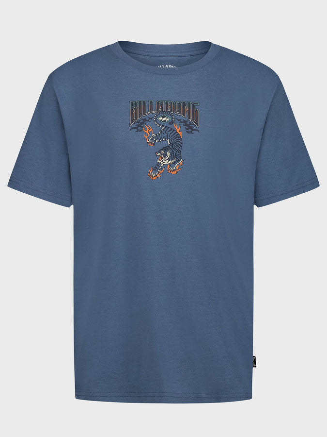 Billabong Inferno Tiger T-Shirt Fall 2026 | CHINA BLUE (421)