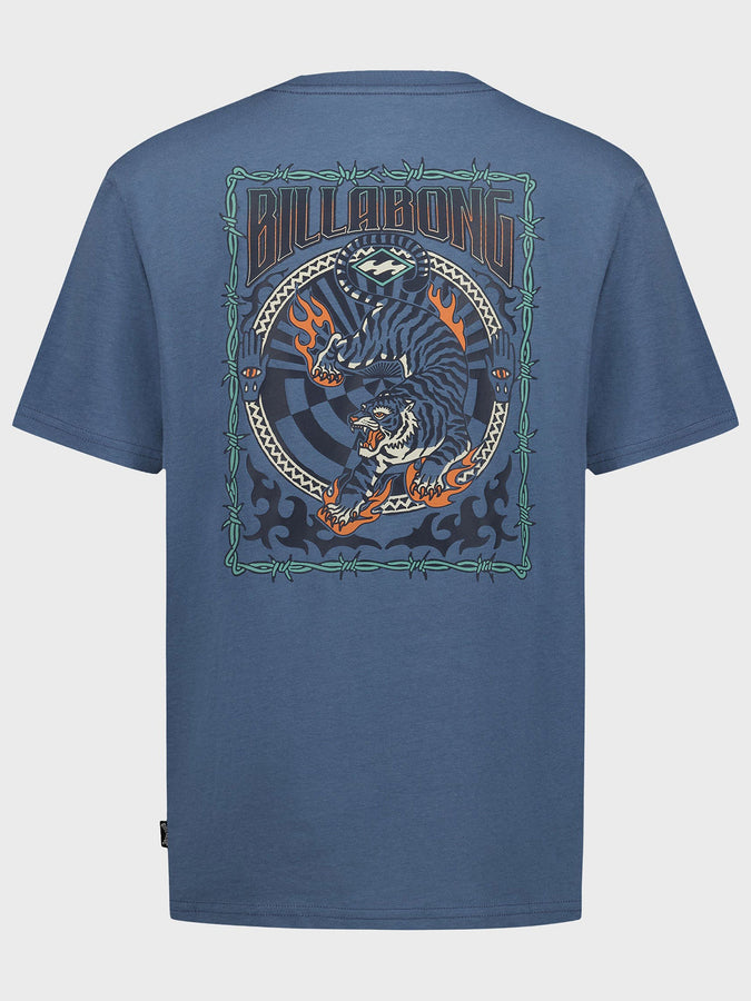 Billabong Inferno Tiger T-Shirt Fall 2026 | CHINA BLUE (421)
