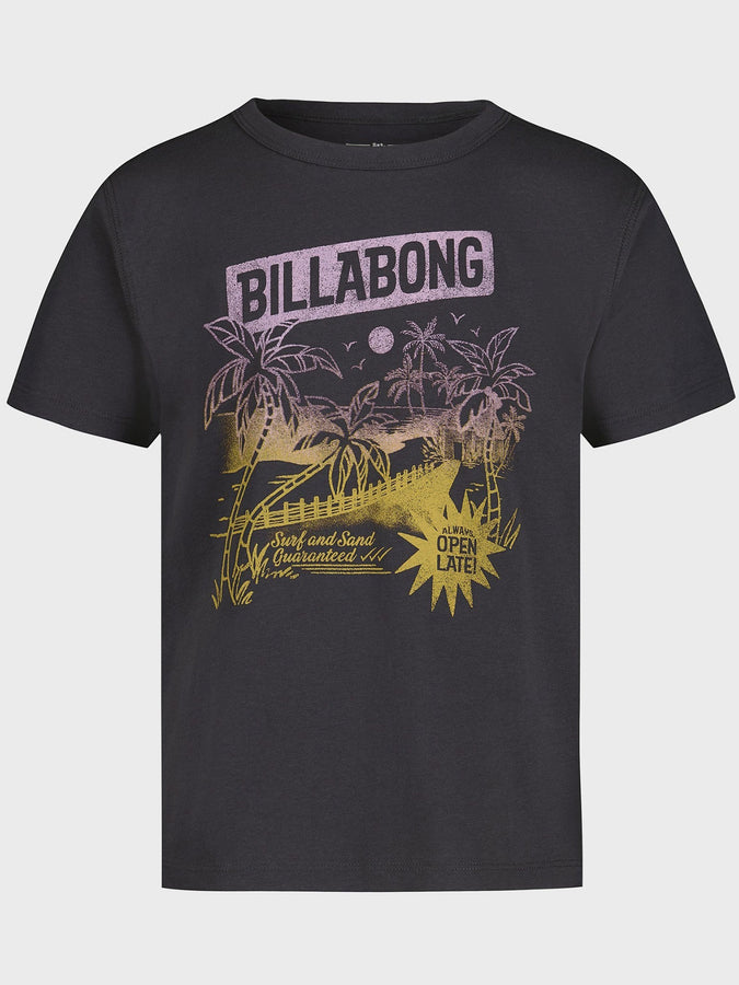 Billabong Open Late T-Shirt Fall 2026 | BLACK SANDS (020)