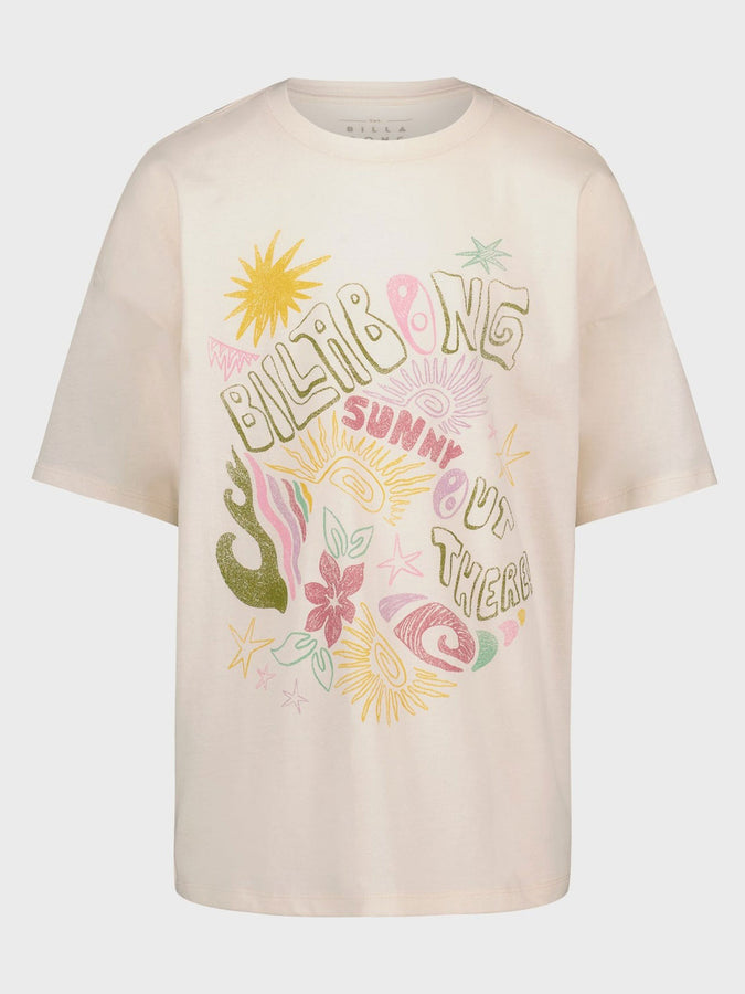 Billabong Suns Out Oversized T-Shirt Fall 2026 | SALT CRYSTAL (680)