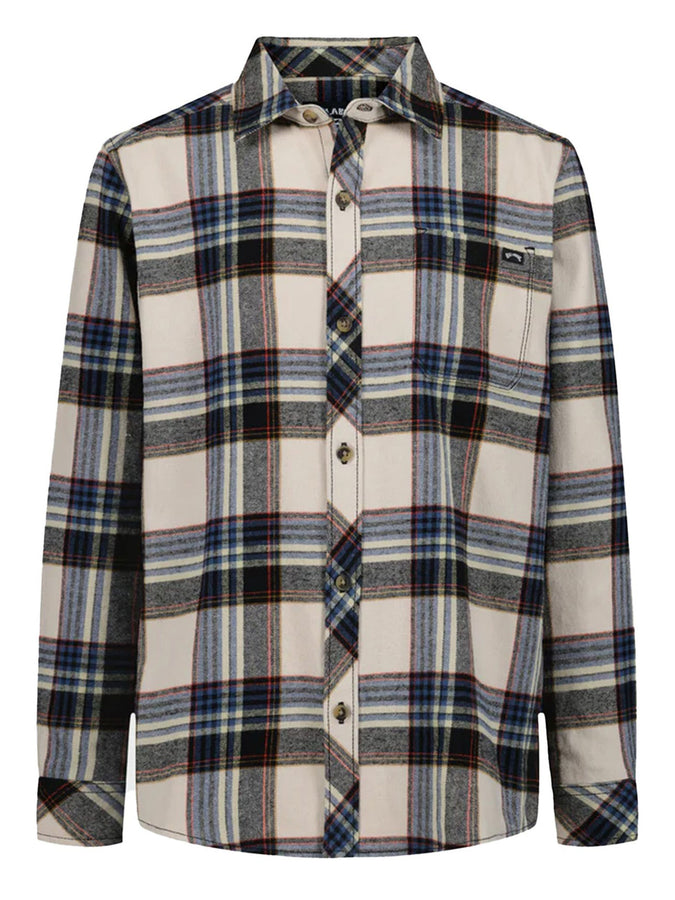 Billabong Coastline Flannel L/S Buttondown Shirt Fall 2026 | OATMEAL (103)