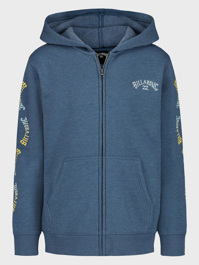 Billabong Arch Zip Hoodie Fall 2026 | CHINA BLUE HEATHER (422)