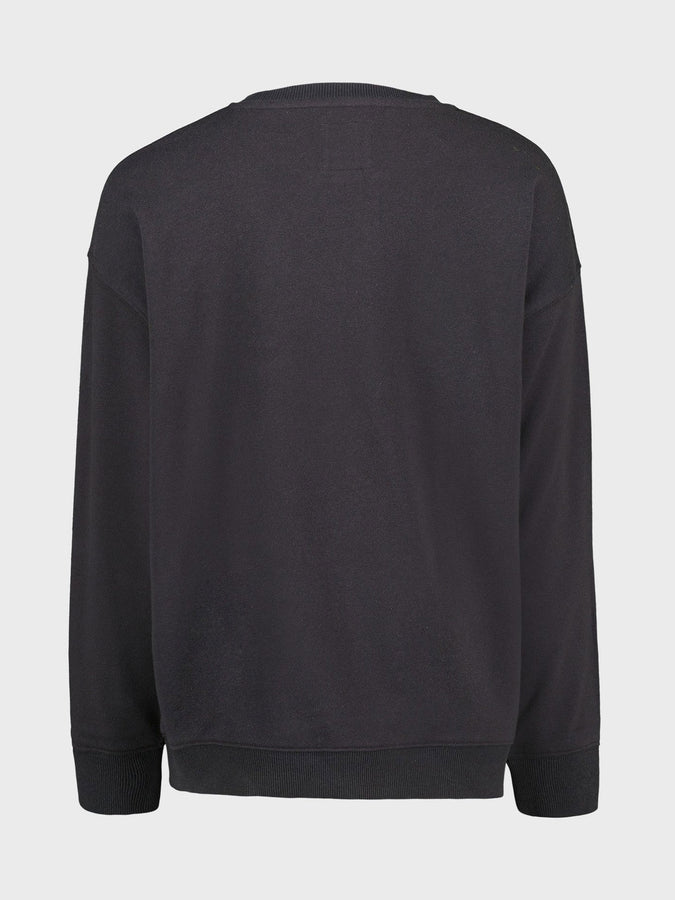 Billabong Making Waves Black Crewneck Sweatshirt Summer 2026 | BLACK SANDS (020)