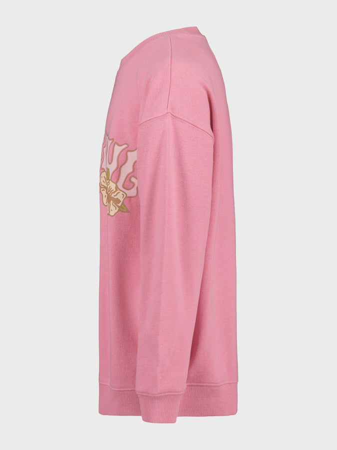 Billabong Making Waves Pink Crewneck Sweatshirt Fall 2026 | FUCHSIA PINK (662)