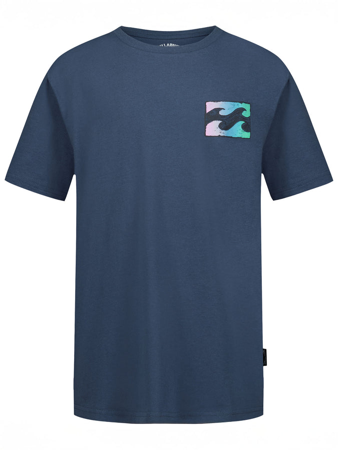 Billabong Crayon Wave T-Shirt Spring 2026 | DENIM (469)