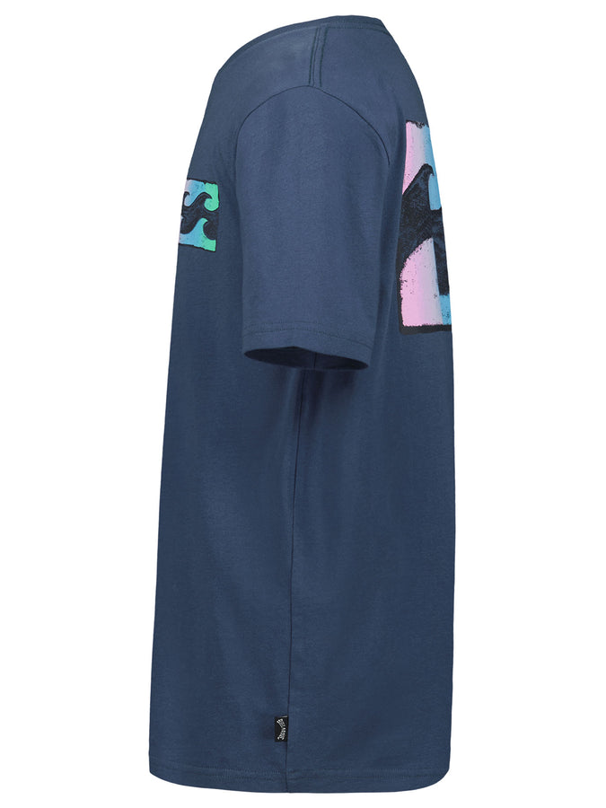 Billabong Crayon Wave T-Shirt Spring 2026 | DENIM (469)