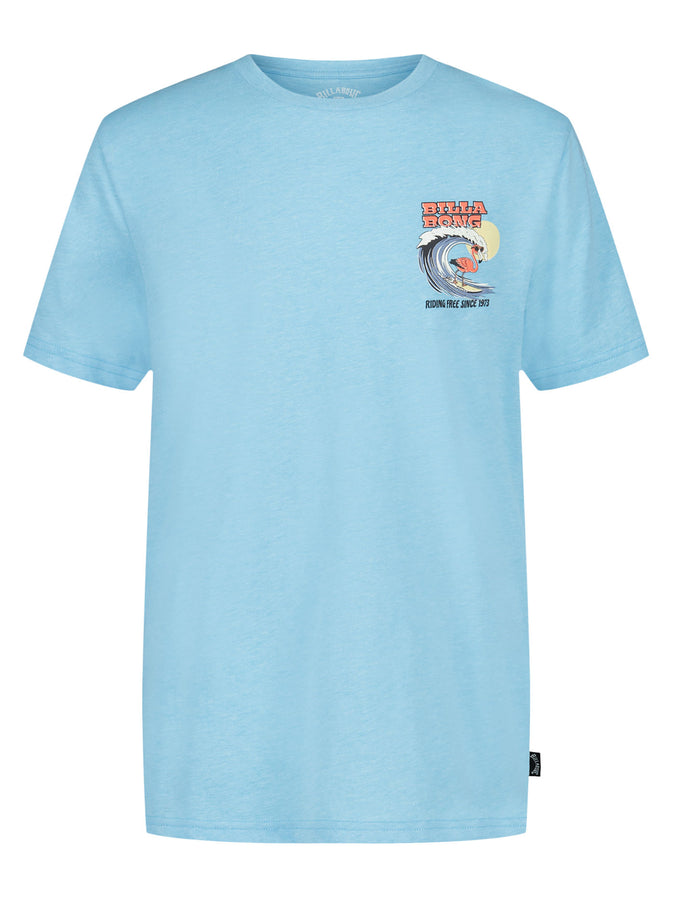 Billabong Flamingo Surf T-Shirt Spring 2026 | AQUA HEATHER (430)