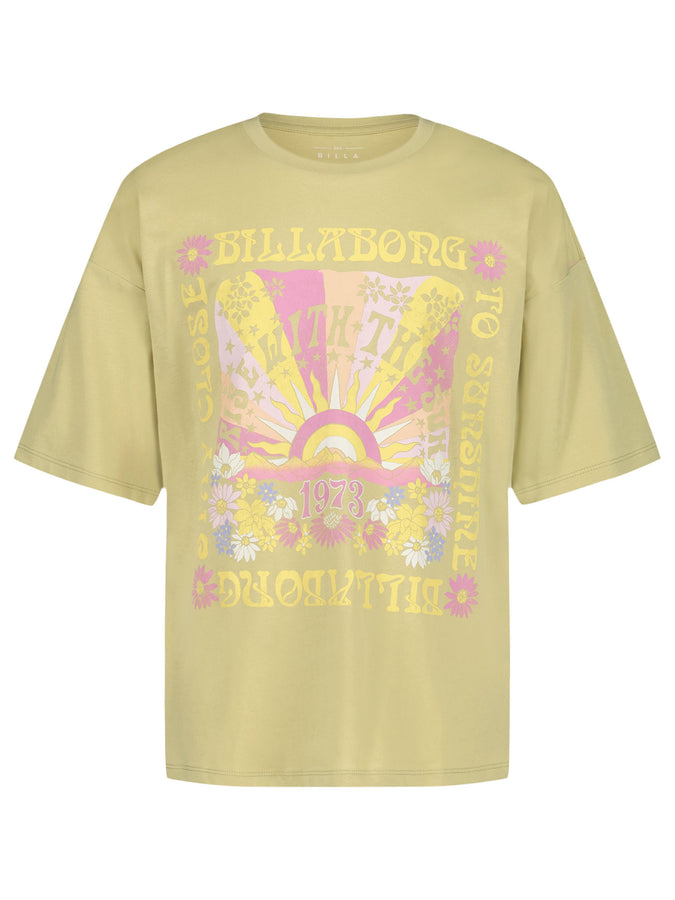 Billabong Sunshine Oversized T-Shirt Spring 2026 | SAGE GREEN (346)