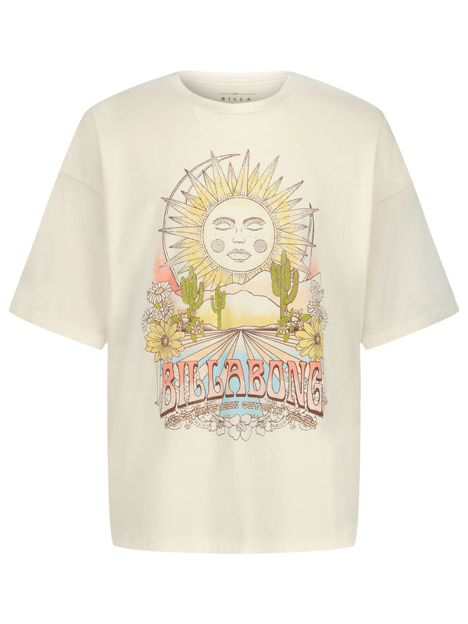 Billabong Sunsets Oversized T-Shirt Spring 2026 | SALT CRYSTAL (680)