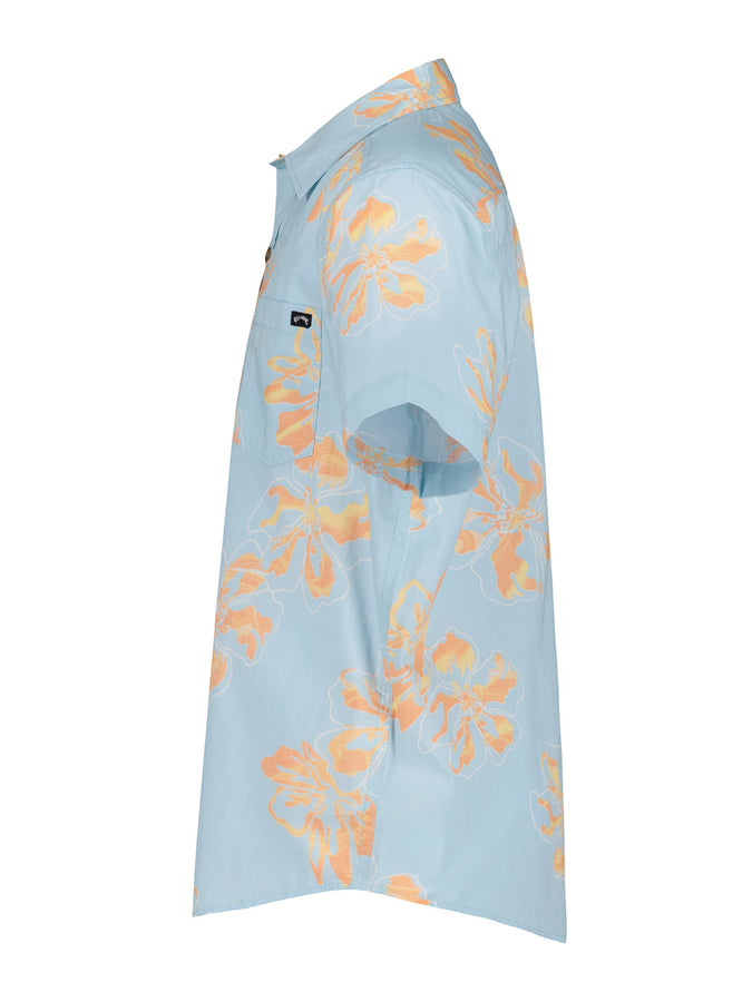 Billabong Sundays Short Sleeve Buttondown Shirt Spring 2026 | MIST BLUE (466)