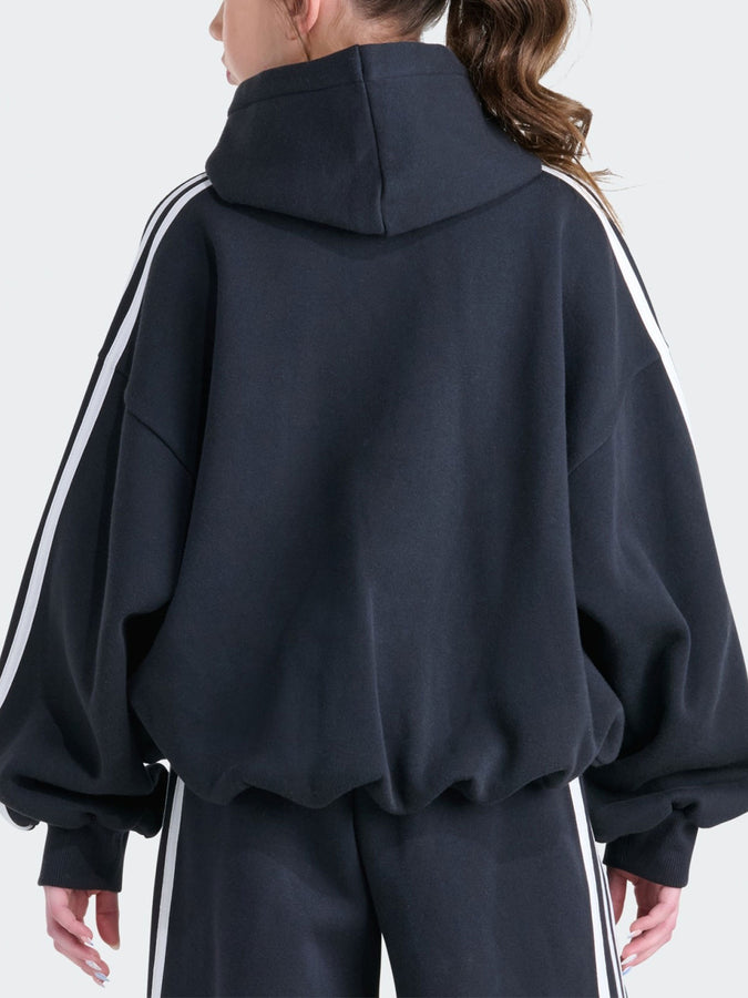 Adidas Bubble Black Hoodie Fall 2026 | BLACK