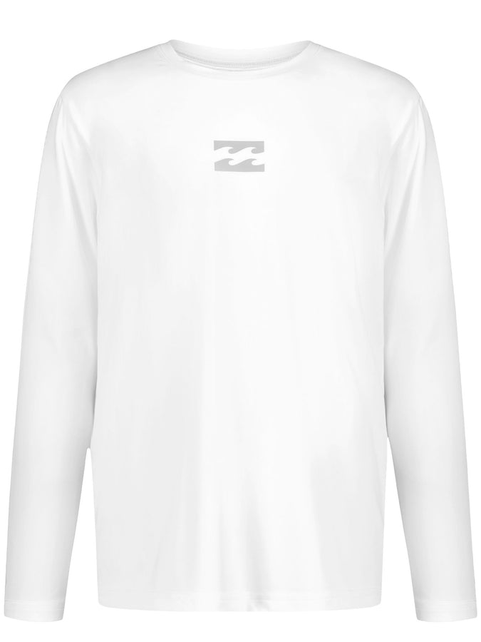 Billabong All Day Wave Long Sleeve Rashguard Spring 2026 | WHITE (100)