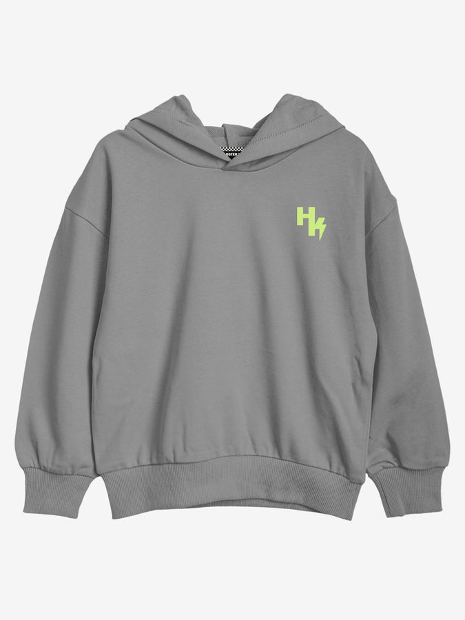 Headster Back Neon Hoodie Fall 2026 | GREY MIX