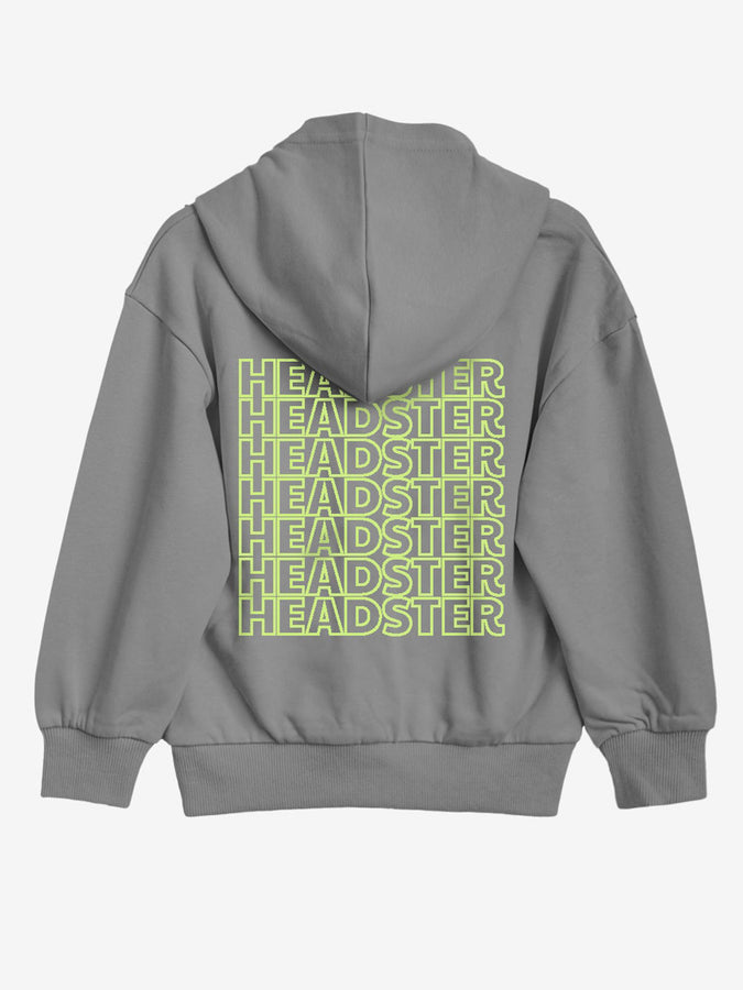 Headster Back Neon Hoodie Fall 2026 | GREY MIX