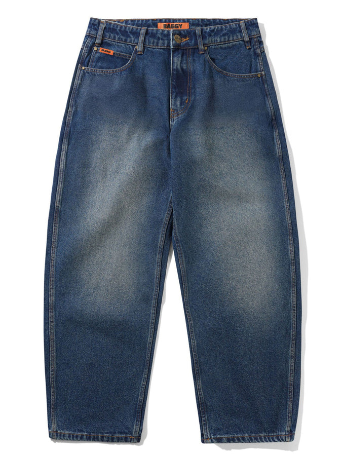 Butter Goods Baggy Distressed Indigo Jeans Spring 2026 | DISTRESSED INDIGO