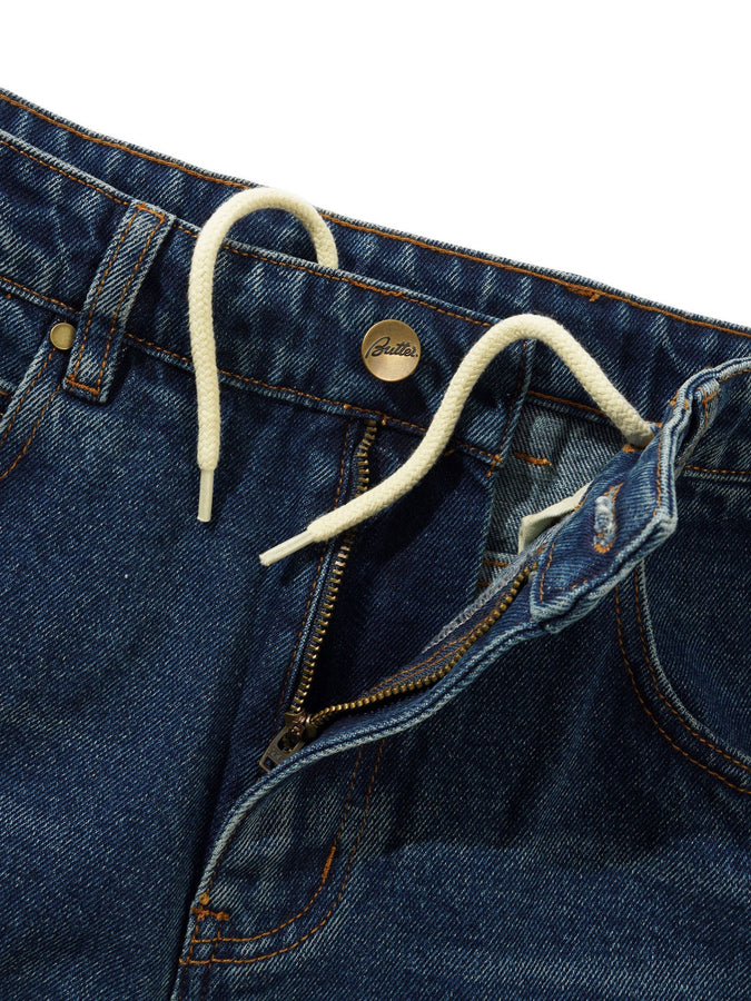 Butter Goods Baggy Distressed Indigo Jeans Spring 2026 | DISTRESSED INDIGO