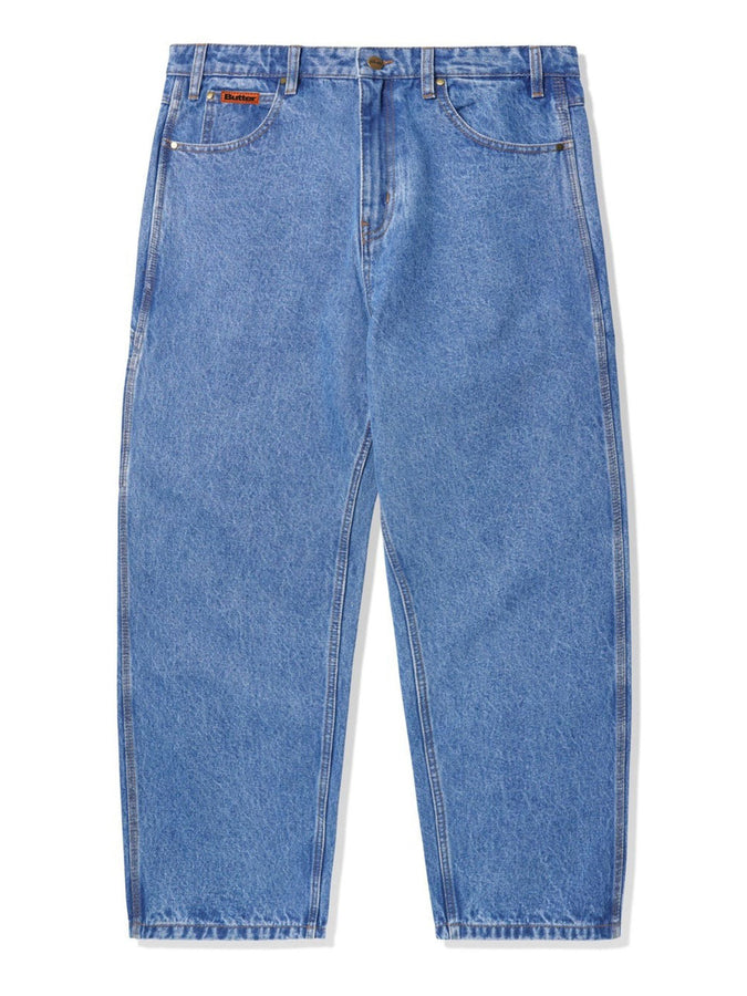 Butter Goods Baggy Washed Indigo Jeans Holiday 2024 | WASHED INDIGO