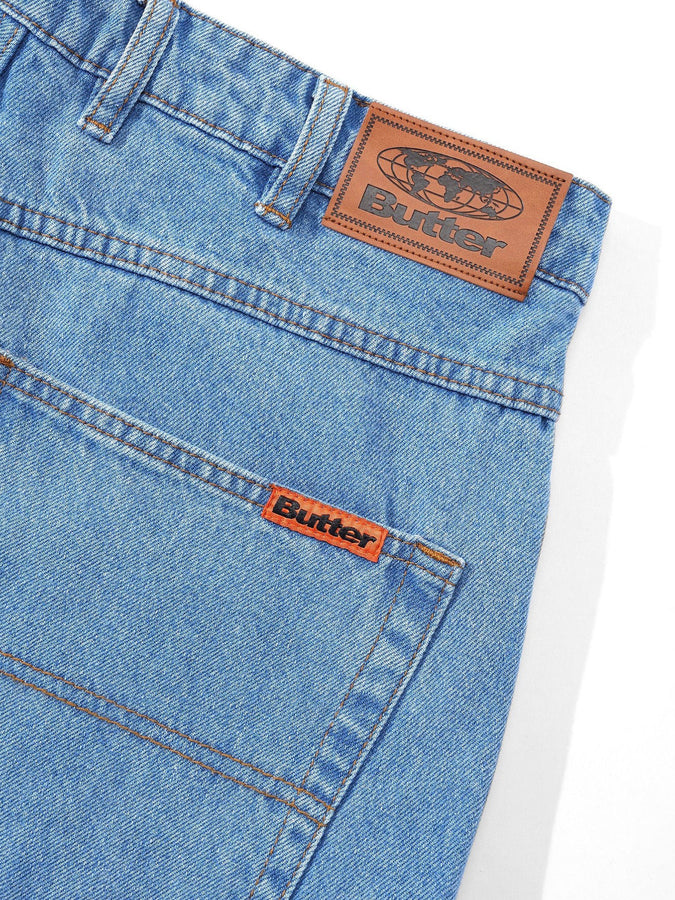 Butter Goods Baggy Washed Indigo Jeans Holiday 2024 | WASHED INDIGO