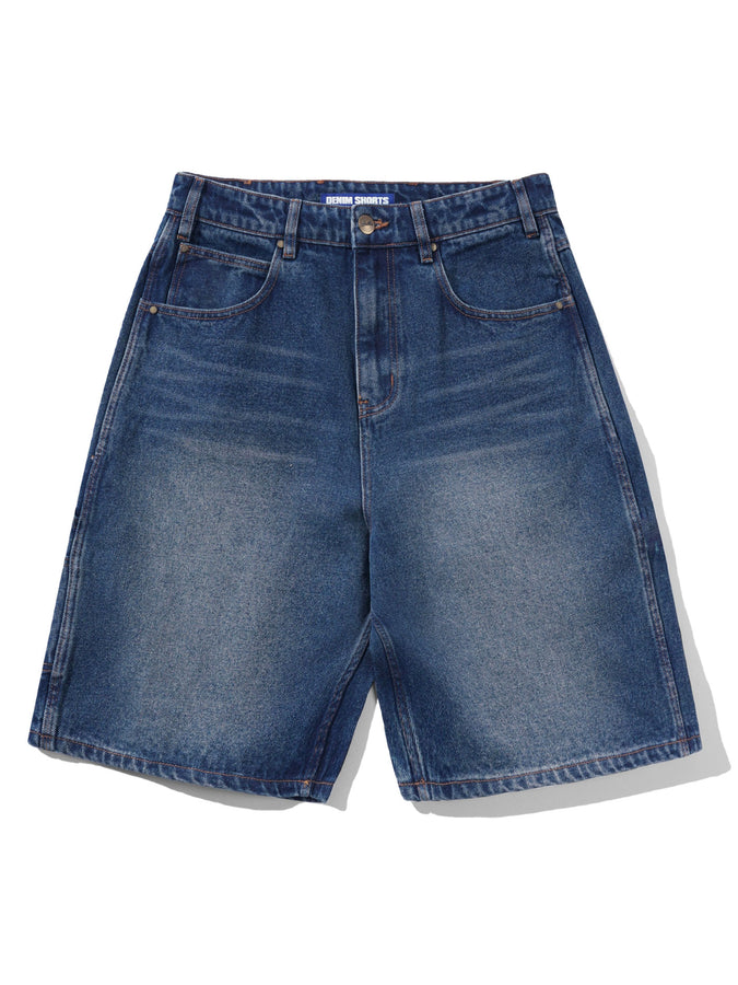 Butter Goods Baggy Denim Shorts Spring 2026 | DISTRESSED INDIGO