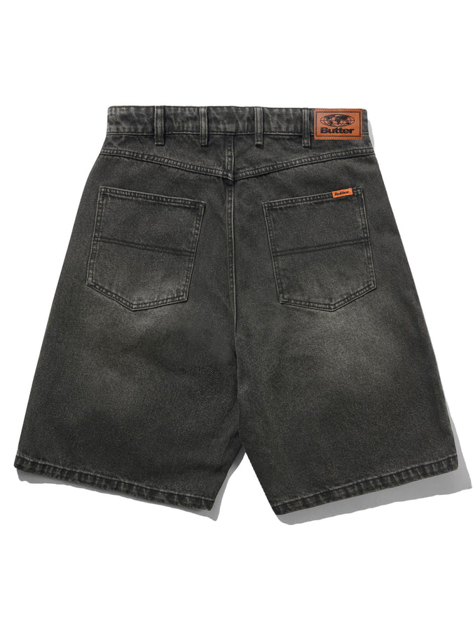 Butter Goods Baggy Denim Shorts Summer 2026 | FADED BLACK