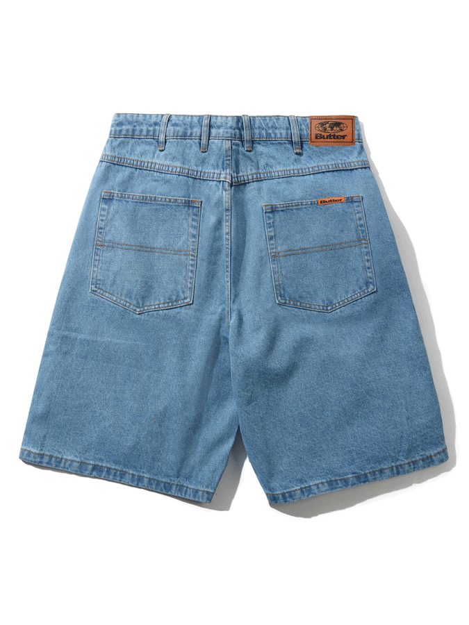 Butter Goods Baggy Denim Shorts Fall 2025 | WASHED INDIGO