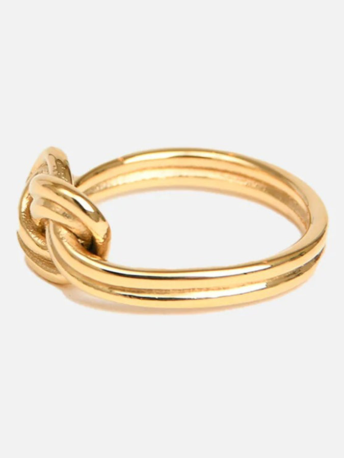 Nana The Brand Avec Noeud Or Ring | PLAQUÉ OR/GOLD PLATED