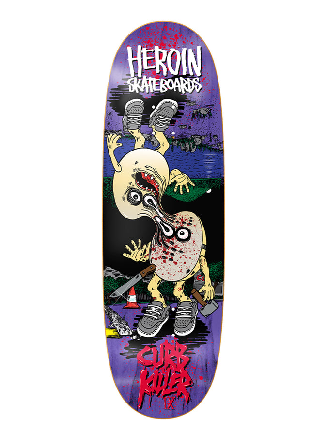 Heroin Curb Killer 9 Merged Skateboard Deck | ASSORTED