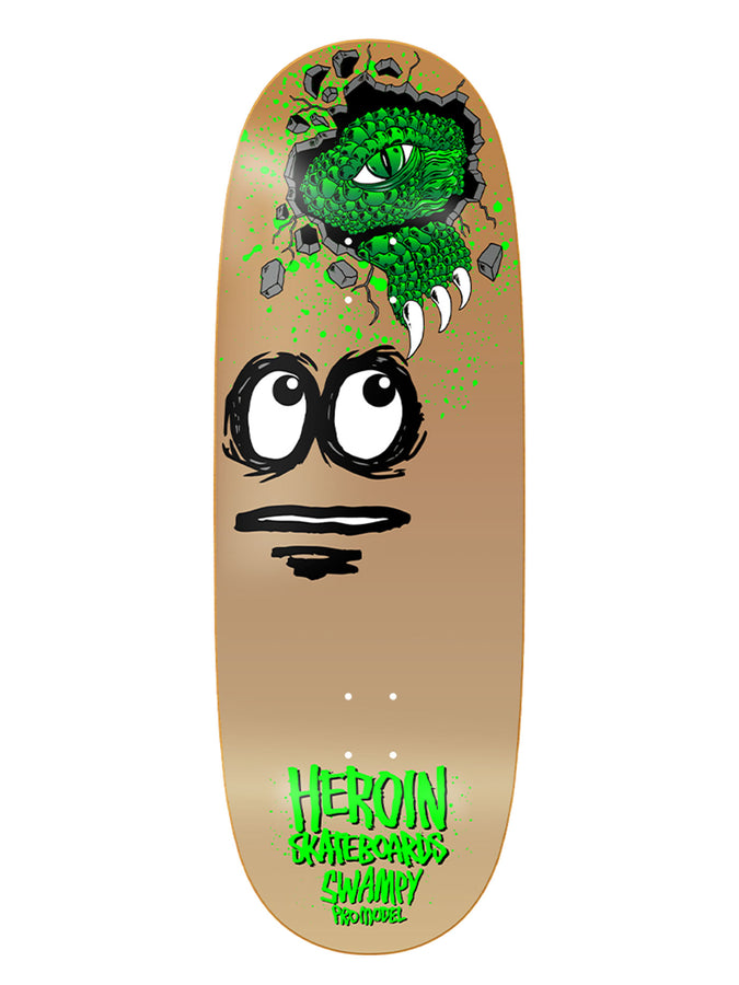 Heroin Swampy Egg 11'' Skateboard Deck | BROWN
