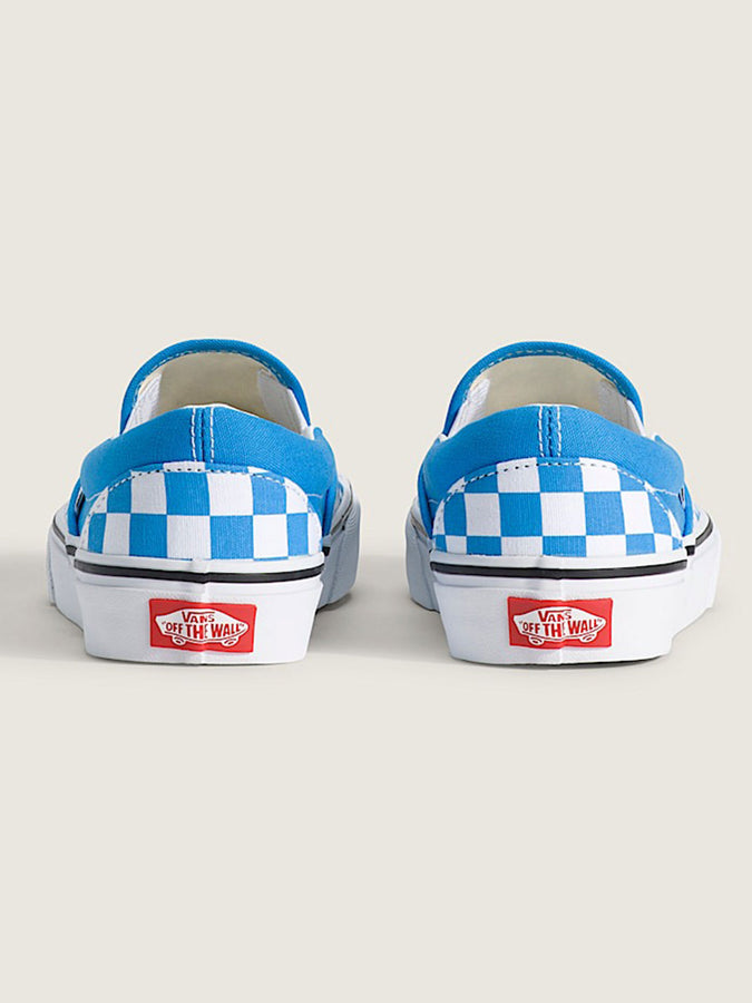 Vans Classic Slip-On Color Theory Bright Azure Checkerboard Shoes Spring 2026 | BRIGHT AZURE (FNM)