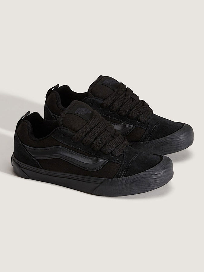 Vans Knu Skool Suede/Canvas Triple Black Shoes Spring 2026 | TRIPLE BLACK (GDY)