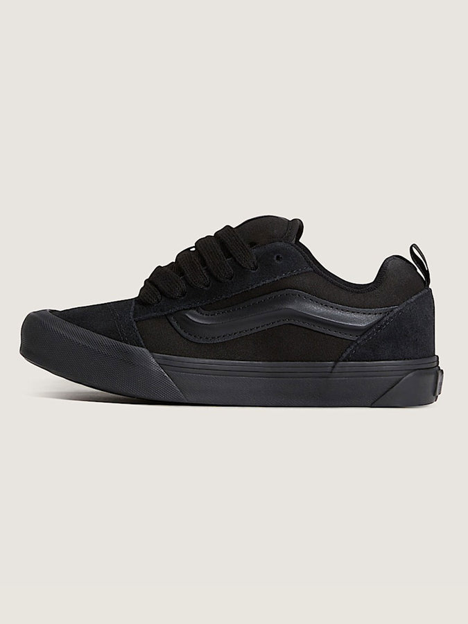 Vans Knu Skool Suede/Canvas Triple Black Shoes Spring 2026 | TRIPLE BLACK (GDY)