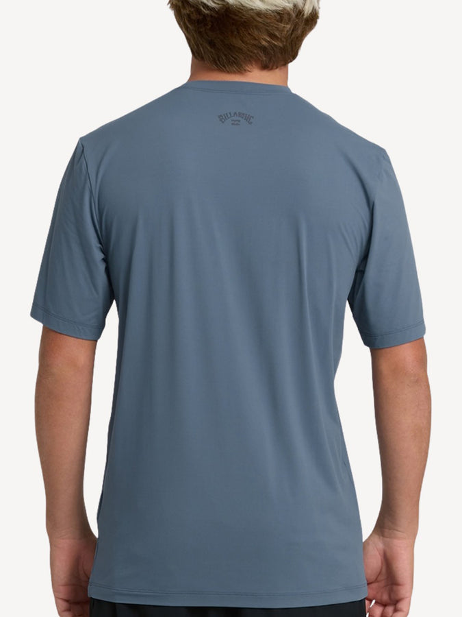 Billabong All Day Wave Short Sleeve Rashguard Spring 2026 | BLUE FOG (FOG1)