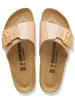 Catalina Luxe Buckle Patent Birko-Flor N Sand Sandals