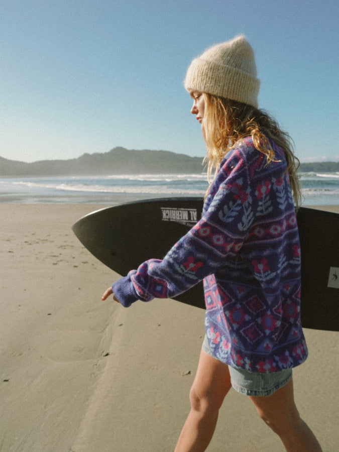 Notice The Reckless Blue Dusk Sweater Holiday 2026 | BLUE/PINK