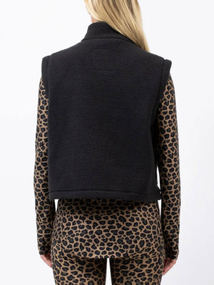 Eivy Boxy Sherpa Black Vest 2025