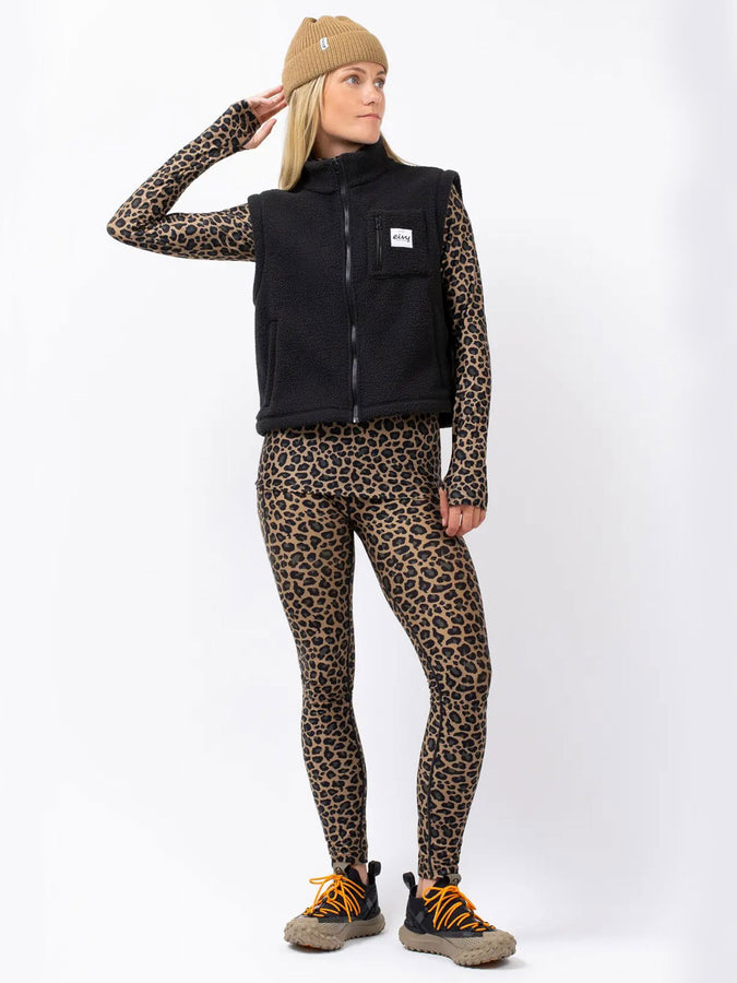 Eivy Boxy Sherpa Black Vest 2025 | BLACK