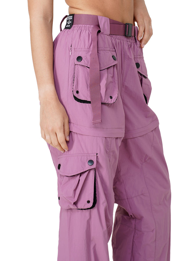 Notice The Reckless Burgundy Zip-Off Pants Fall 2026 | BURGUNDY
