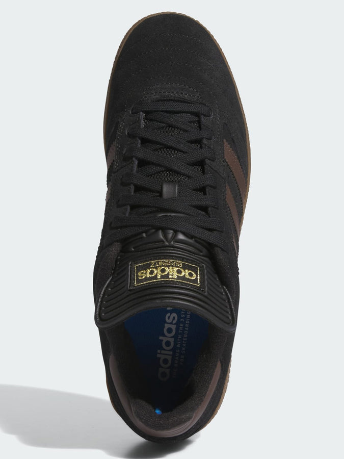 Adidas Busenitz Core Black/Brown/Gold Met Shoes Spring 2024 | CORE BLACK/BROWN/GOLD MET