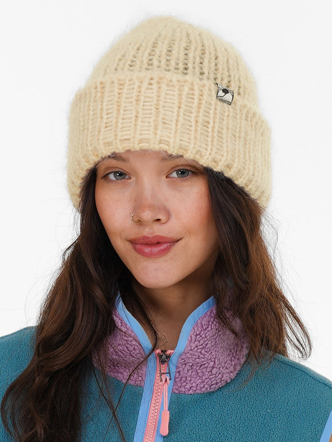 Notice The Reckless Butter Yellow Mohair Beanie | YELLOW