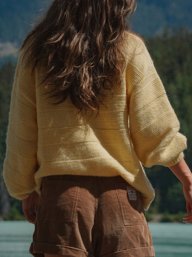 Notice The Reckless Butter Yellow Sweater Spring 2026 | BUTTER YELLOW