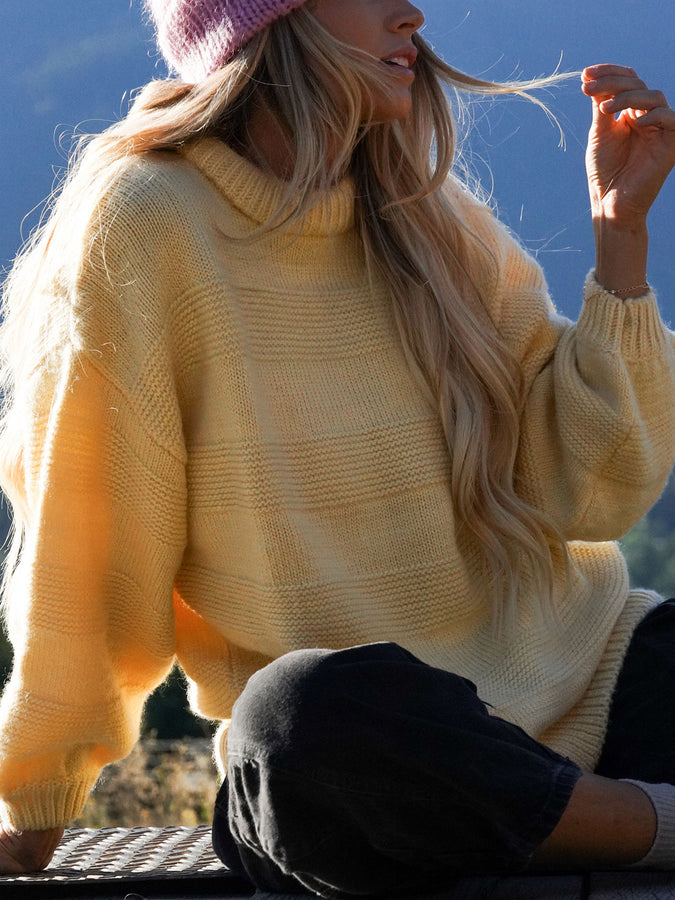Notice The Reckless Butter Yellow Sweater Spring 2026 | BUTTER YELLOW