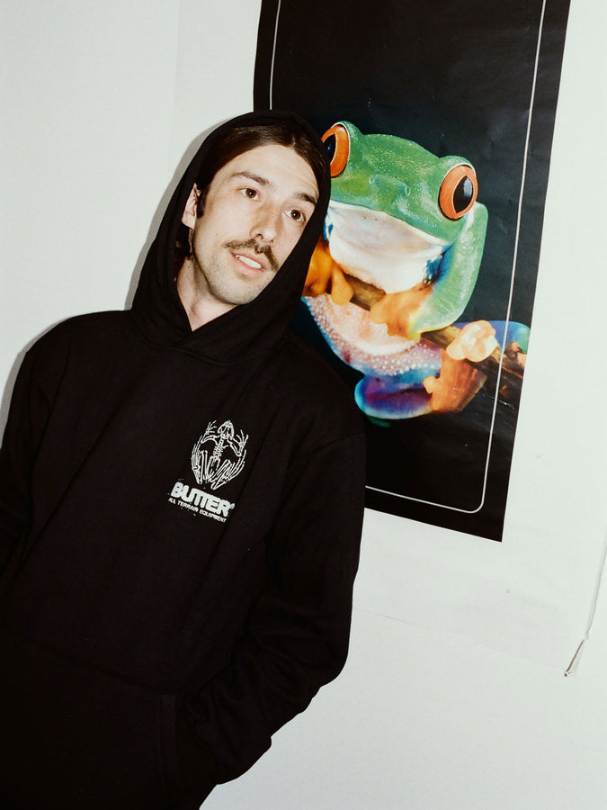 Butter Goods Fossil Hoodie Fall 2025 | BLACK