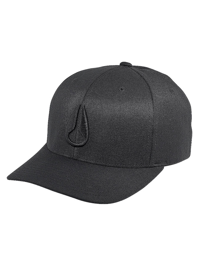 Nixon Deep Down Athletic Flexfit Hat | ALL BLACK (001)