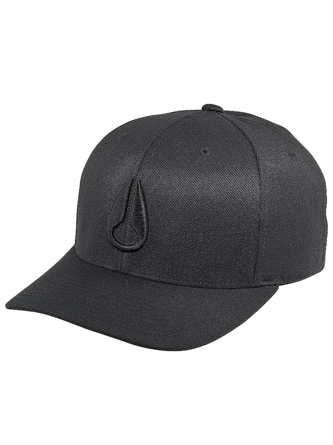 Nixon Summer 2024 Deep Down Athletic Flexfit Hat | ALL BLACK (001)