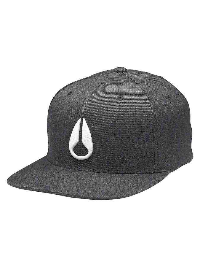 Nixon Deep Down Athletic Flexfit Hat | BLACK HTR/WHITE (1328)