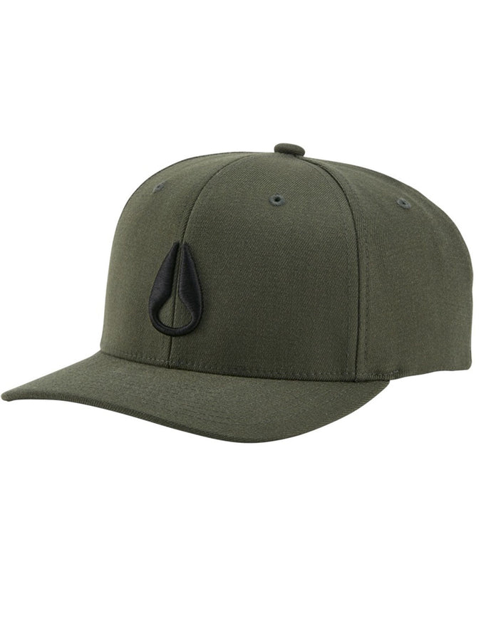 Nixon Summer 2024 Deep Down Athletic Flexfit Hat | OLIVE (3400)