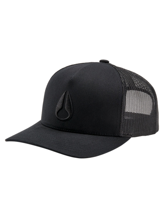 Nixon Iconed Trucker Hat | BLACK/BLACK (004)